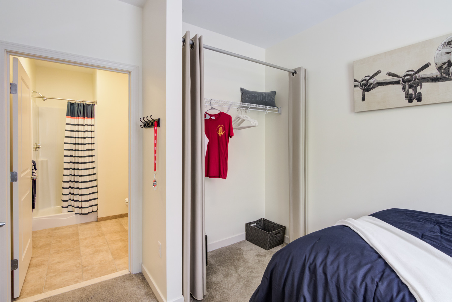 interior 257 thayer bedroom